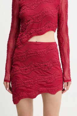 Sukňa Charo Ruiz Ibiza červená farba, mini, puzdrová, 257400