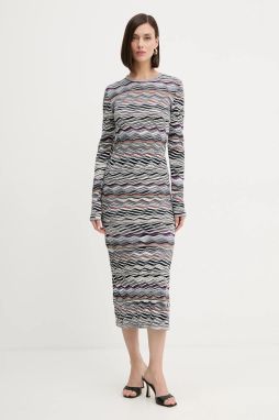 Vlnená sukňa Missoni biela farba, maxi, priliehavé, DS25WG01.BK01C0