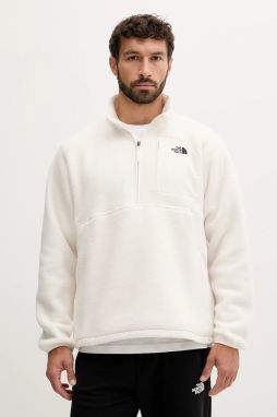 Fleecová mikina The North Face béžová farba, jednofarebná, NF0A8FKPQLI1