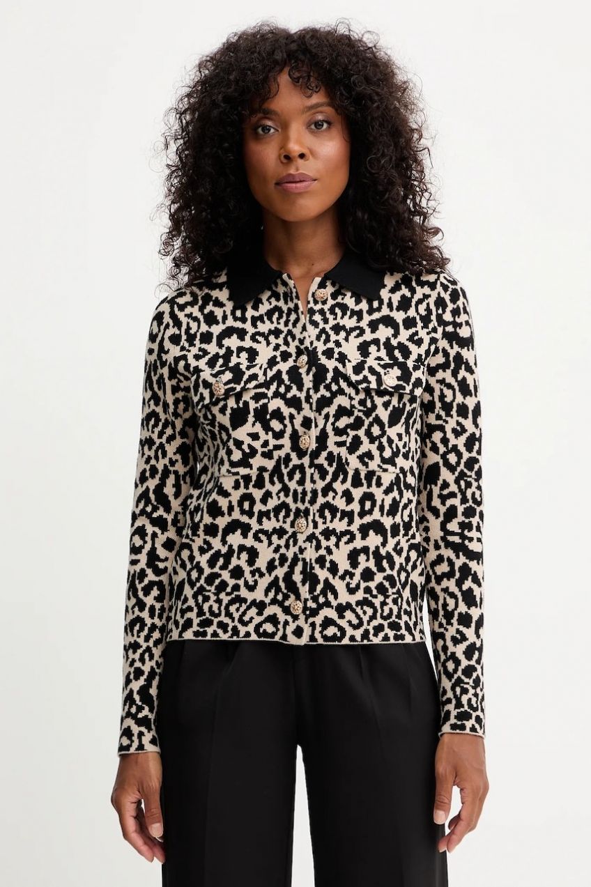 Kardigán Morgan béžová farba, MBOLEO