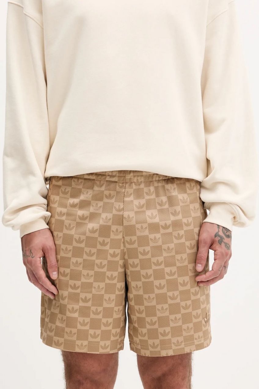 Šortky adidas Originals Monogram hnedá farba, JY2987