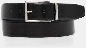 Obojstranný kožený opasok BOSS Otano-S_Sr35_pgr čierna farba, 50537112