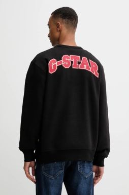 Mikina G-Star Running dog back čierna farba, s potlačou, D27095-D733