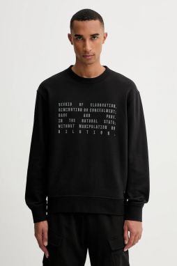 Bavlnená mikina G-Star Text graphic čierna farba, vzorovaná, D27094-E209