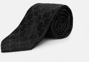 Hodvábna kravata Joop! čierna farba, 30047668