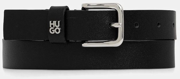 Kožený opasok HUGO Tina_HU-GO čierna farba, 50552777