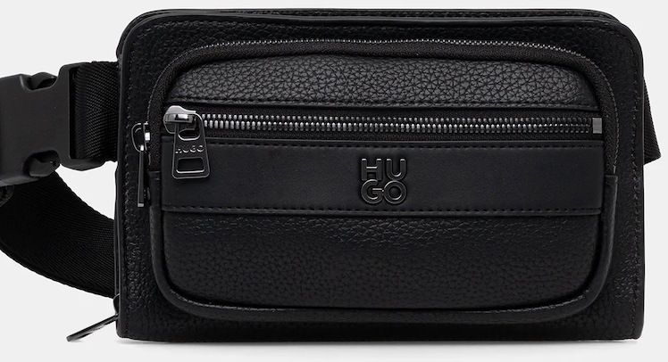 Malá taška HUGO Quantic_Crossover čierna farba, 50552291