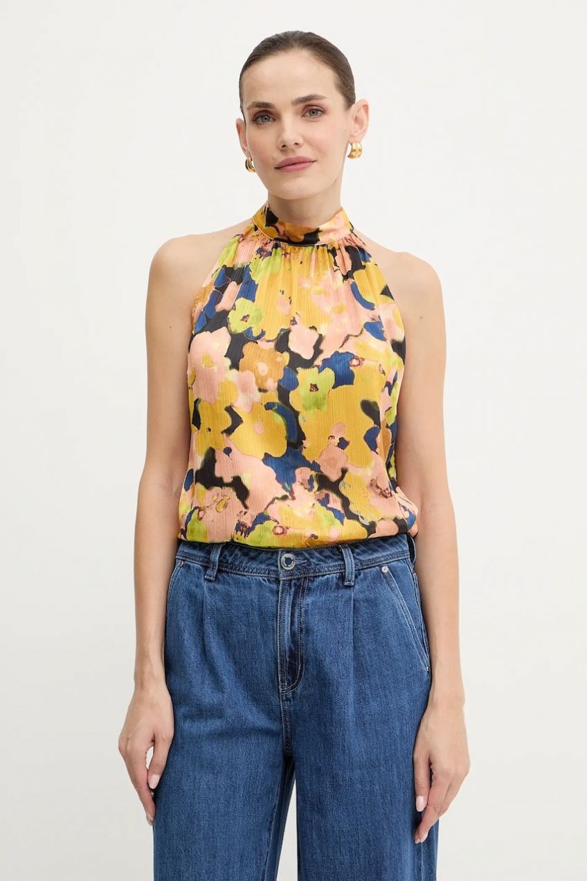 Blúzka Morgan žltá farba, vzorovaná, OGINO.F