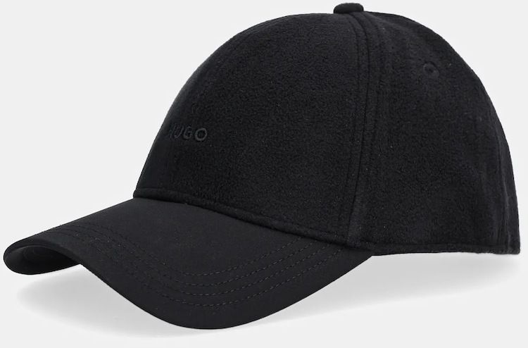 Šiltovka HUGO Jake-FL-N čierna farba, 50550600