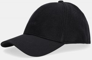 Šiltovka HUGO Jake-FL-N čierna farba, 50550600