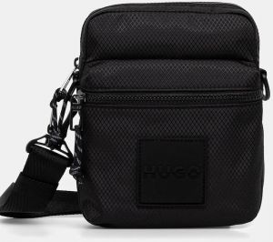 Malá taška HUGO Jhin_NS Zip čierna farba, 50551787
