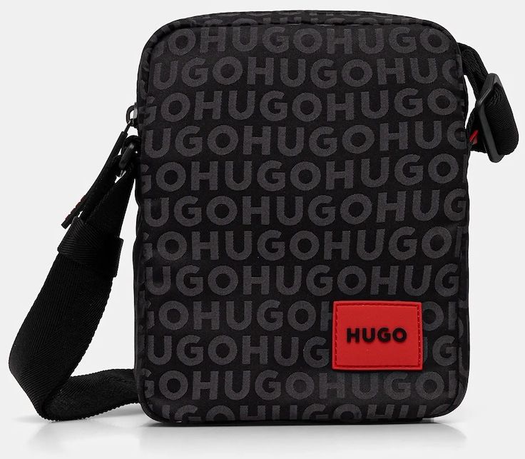 Malá taška HUGO  Ethon 2.0M_NS zip čierna farba, 50541609