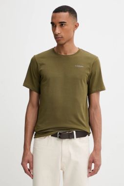 Tričko G-Star Slim base pánske, zelená farba, s potlačou, D19070-C723-C744