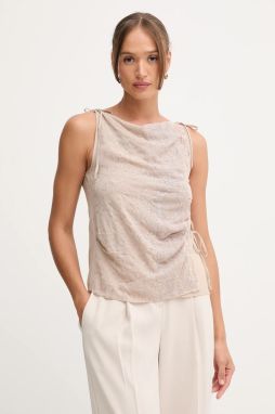 Blúzka Hoss Intropia hnedá farba, vzorovaná, 5872100