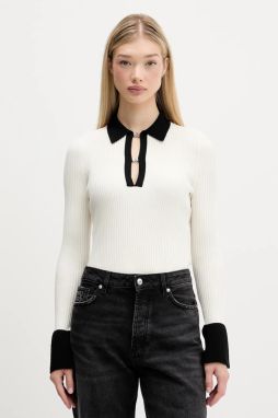 Sveter HUGO Sharro béžová farba, 50542608