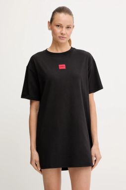 Pyžamové tričko HUGO NITE_NIGHTY čierna farba, 50549918