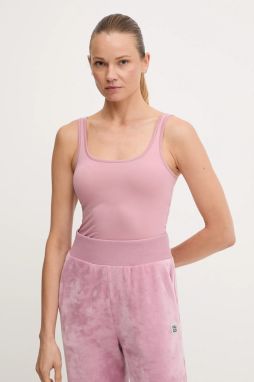 Top HUGO 2-pak TWIN VEST ružová farba, 50545717