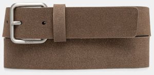 Semišový opasok BOSS Jybb-Sd_Sz35 béžová farba, 50553301