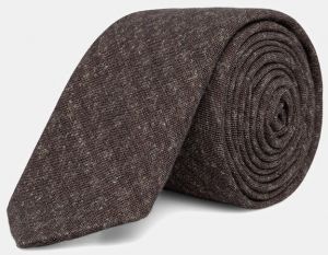 Kravata HUGO Tie cm 6 hnedá farba, 50552634