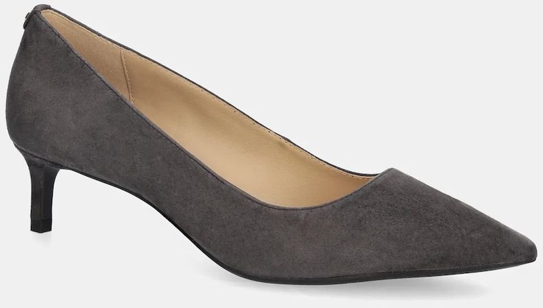 Semišové lodičky MICHAEL Michael Kors Alina hnedá farba, 40R3ALMP1S.251