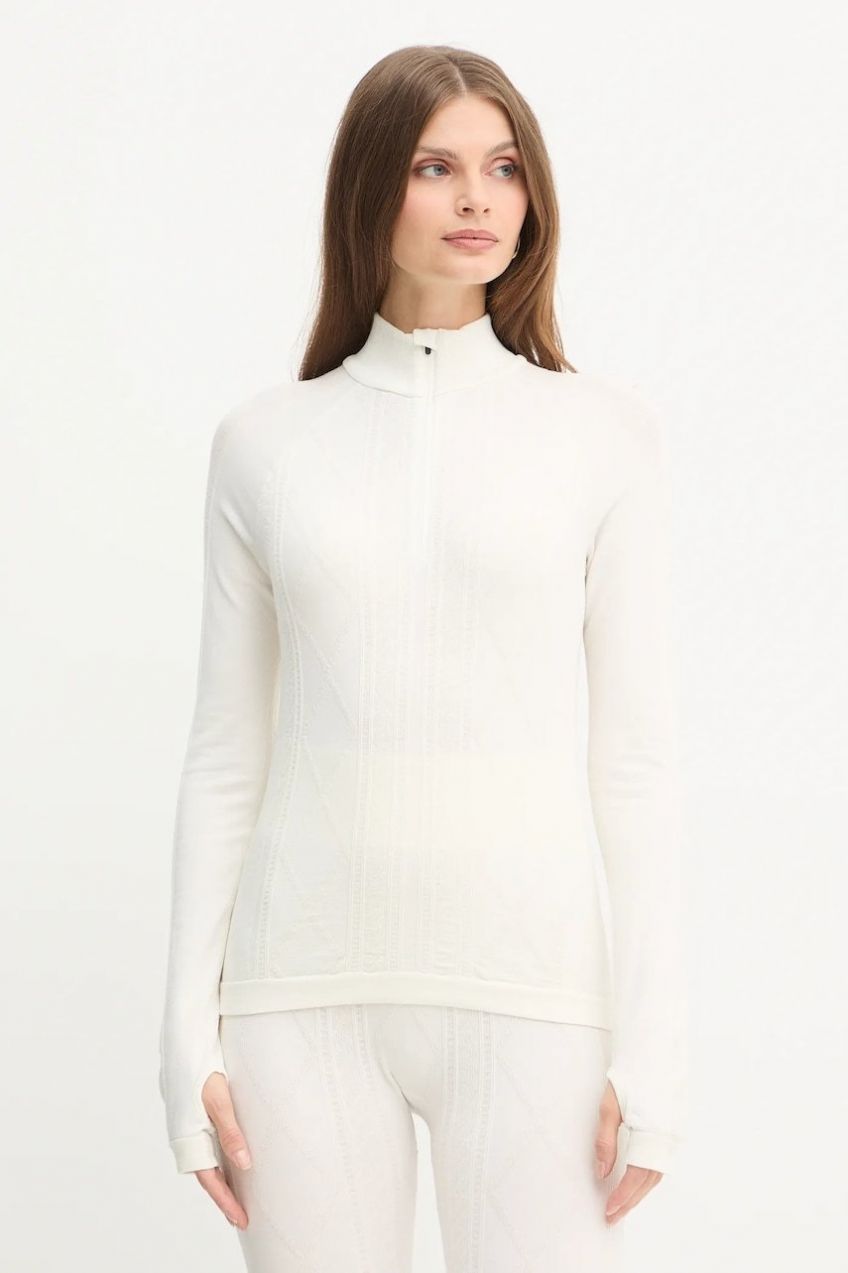 Sveter s prímesou vlny BOSS Eskinno_SKI béžová farba, ľahký, s polorolákom, 50544394