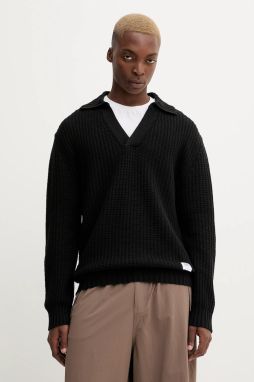 Sveter Hugo Blue Spiro čierna farba, 50548853