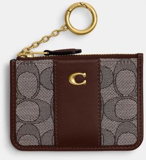 Peňaženka Coach dámska, hnedá farba, CCD13