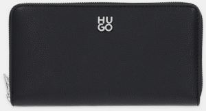 Peňaženka HUGO Chris 2.0 Zip Around dámska, čierna farba, 50547912