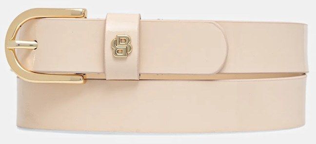 Kožený opasok BOSS Scarlet-BB-G-Pa ružová farba, 50553385