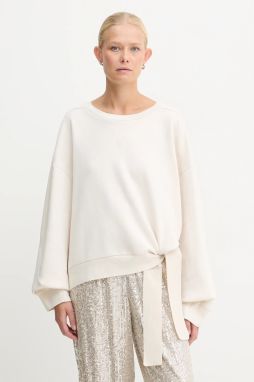 Mikina BOSS Essega béžová farba, jednofarebná, 50550338