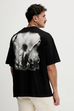 Bavlnené tričko Diesel T-BOXT-T23 pánske, čierna farba, s potlačou, A18731.0PLAT