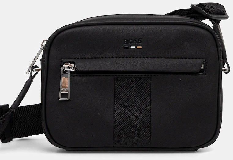 Malá taška BOSS Ray_MS_EW_Crossbody čierna farba, 50552625