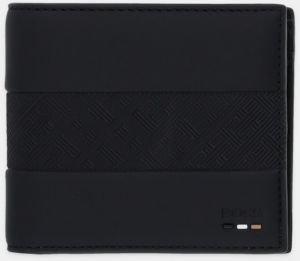 Peňaženka BOSS Ray_MS_4cc_Coin pánska, čierna farba, 50552797