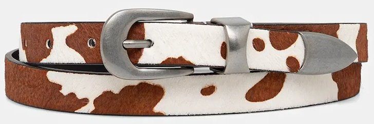 Kožený opasok Answear.LAB hnedá farba