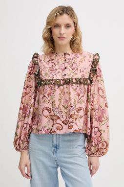 Blúzka Barbour x Farm Rio viac farieb, vzorovaná, LSH1718