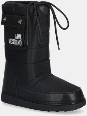 Snehule Love Moschino čierna farba, JA24452G0NISL000