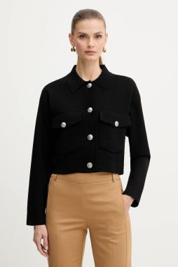 Kardigán BOSS Orange C_Furigo čierna farba, 50543970