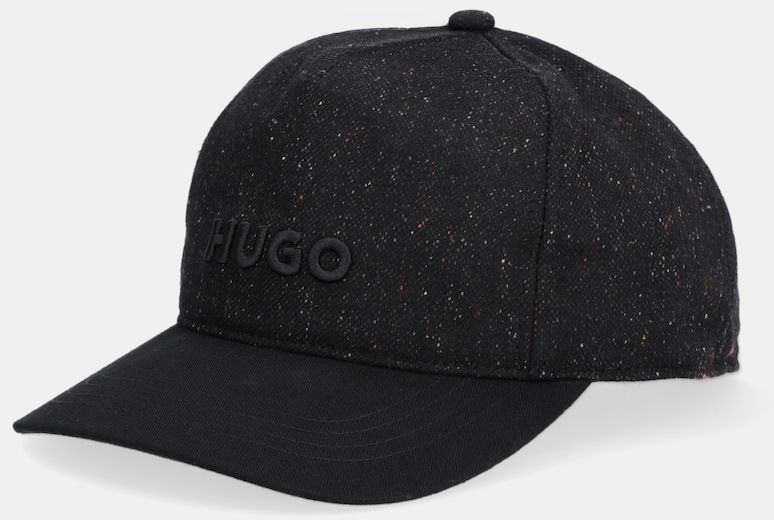 Čiapka s prímesou vlny HUGO Moonstruck-DT čierna farba, 50550627