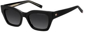 Slnečné okuliare Tommy Hilfiger čierna farba, TH 2264/S