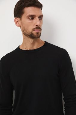 Sveter z merino vlny Medicine čierna farba