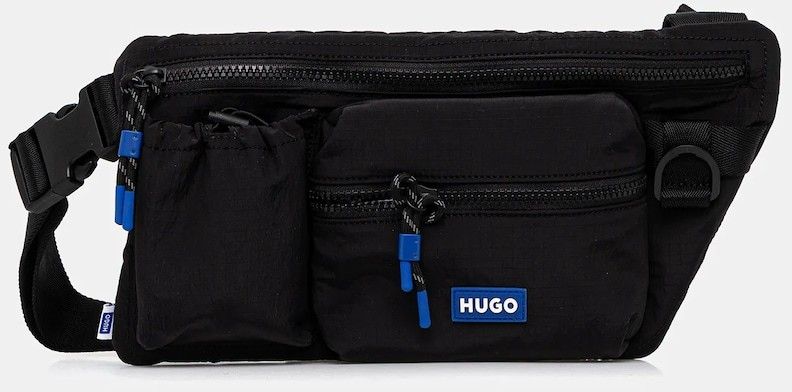 Ľadvinka Hugo Blue Vytal R_Beltbag Poc. čierna farba, 50552288