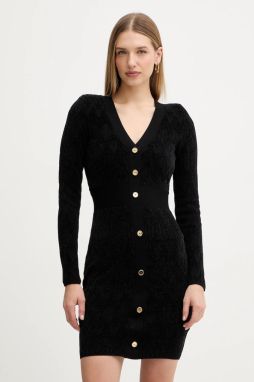 Šaty Marciano by Guess ADELE čierna farba, mini, priliehavé, 5BGK04 5661Z