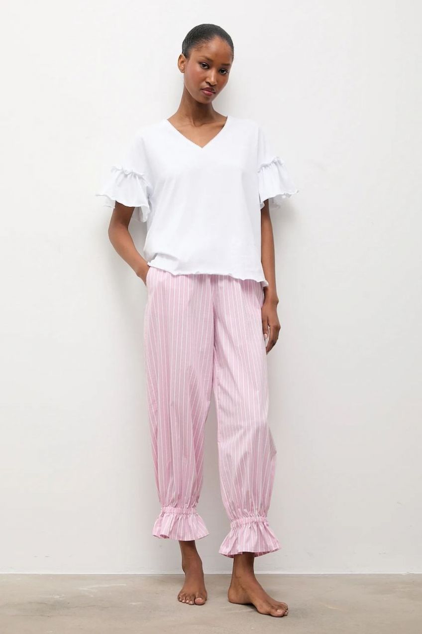 Pyžamo Answear.LAB dámske, ružová farba