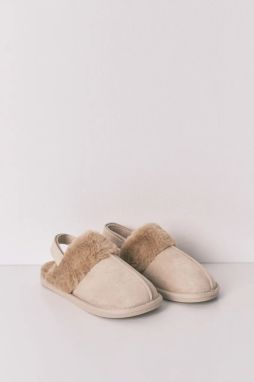 Papuče women'secret DAILY FOREST béžová farba, 4992589