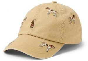 Bavlnená šiltovka Polo Ralph Lauren hnedá farba, vzorovaná, 710P04305