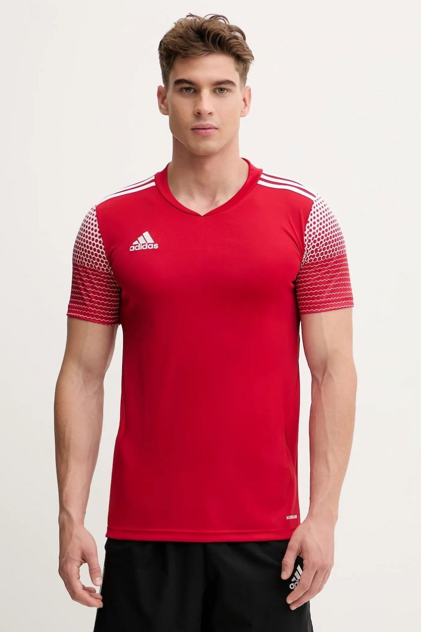 Tričko adidas REGISTA 20 FI4551-red, pánske, červená farba, s potlačou