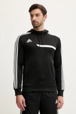 Mikina adidas Z19703-black, pánska, čierna farba, s kapucňou, s nášivkou