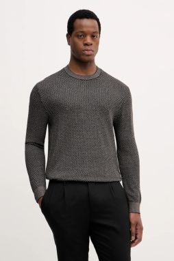 Sveter Armani Exchange čierna farba, ľahký, XM001913 AF18841