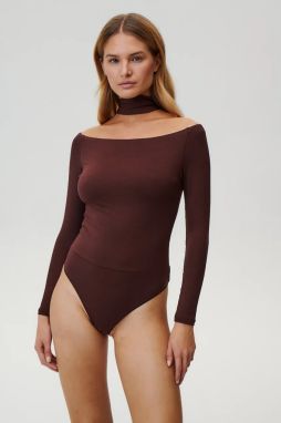 Body Undress Code Drunk in Love Thong hnedá farba, jednofarebné, 808