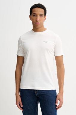 Bavlnené tričko Marc O'Polo 2-pak pánske, modrá farba, melanžové, 5000009271